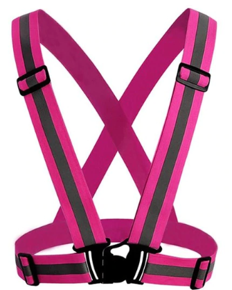 Danger Zone Neon Reflective Buckle Vest - Ravewonderland